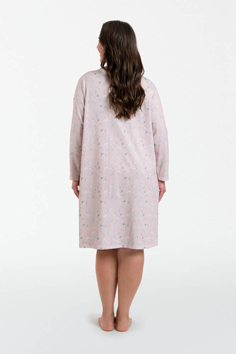 Daniela rozpinana koszula nocna Italian Fashion - druk