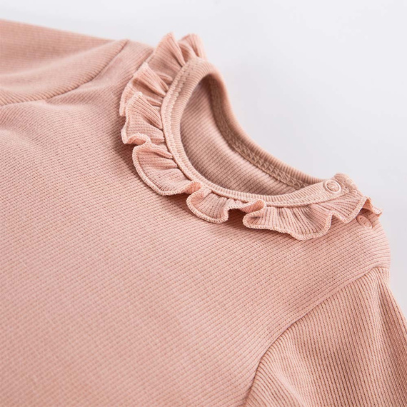 Bloom Body z długim rękawem Eevi - beżowy