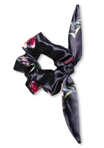 Fowers Gumka satynowa DKaren granatowy 009