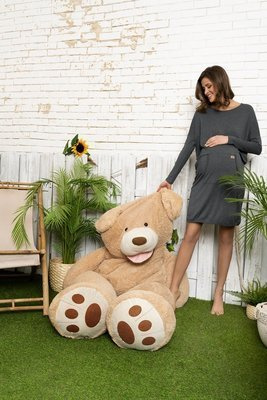 Tirana Tunika damska i ciążowa Italian Fashion- ciemny melanż