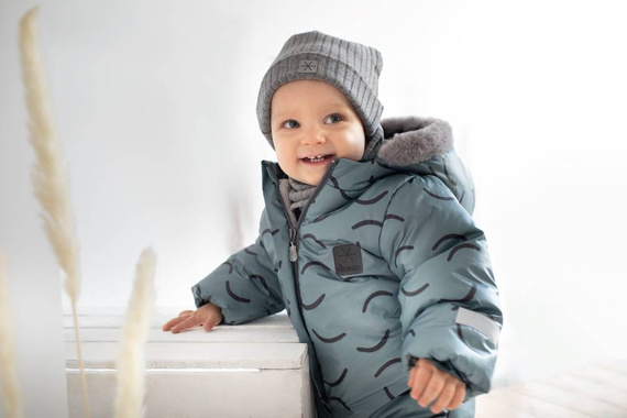 Winter Komin niemowlęcy Pinokio - szary