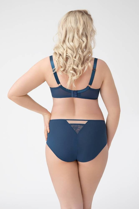 Gorsenia K 737 Trish Biustonosz balkonetka niebieski 