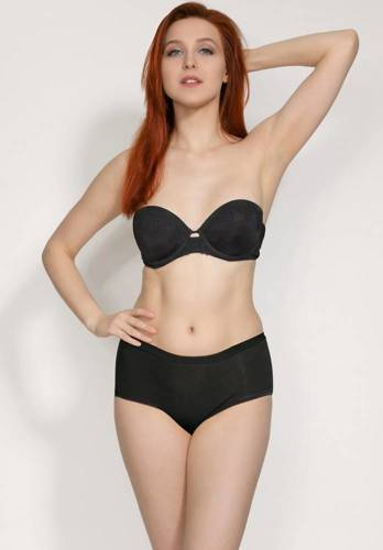 Lena Klasyczna Figi  Damskie MITEX czarny