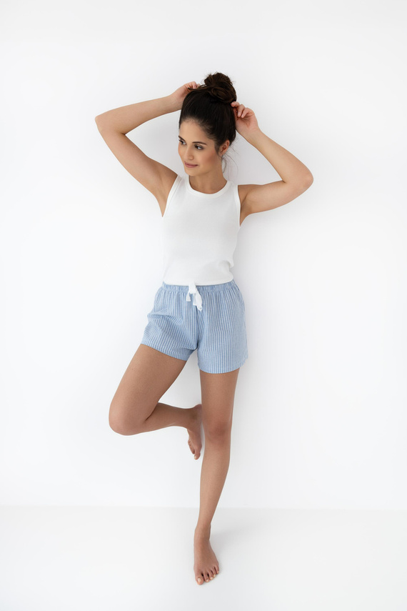 Patricia Piżama Damska Sensis - śmietankowy niebieski