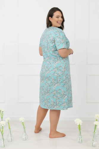 Koszula nocna Misaki Italian Fashion bawełna krótki rękaw