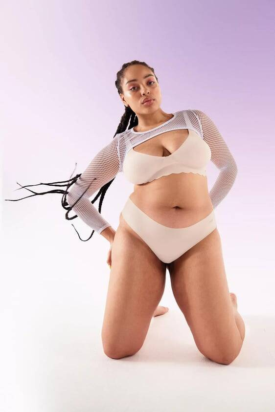 Zero Microfibre 2.0 Hipstring 2P Stringi Damskie 2-pak Sloggi - angora