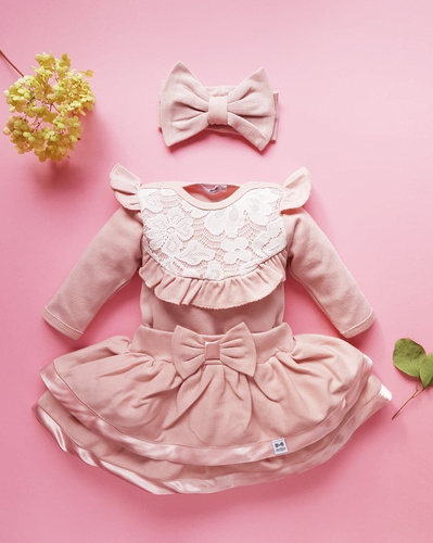 Zestaw spódniczka, body i opaska Cherry Marija