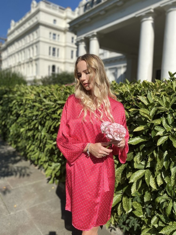 370 Laurine Szlafrok damski Forex - malina