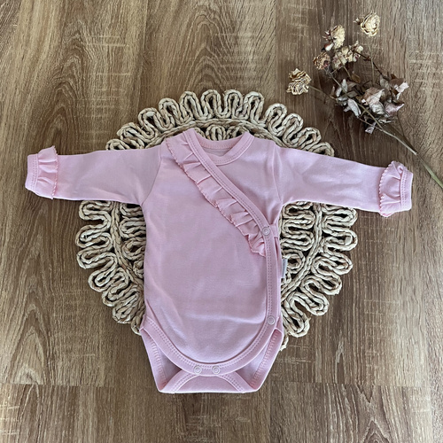 BD11327 Myszka Body kopertowe z długim rękawem Mamatti