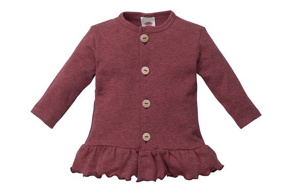 40218B "ROSES" Tunika dla dziewczynki Makoma bordowy