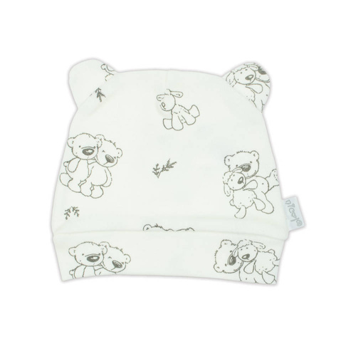 4700 02 Komplet wyprawkowy 4-częściowy nadruk "Basic" Nicol - kremowy