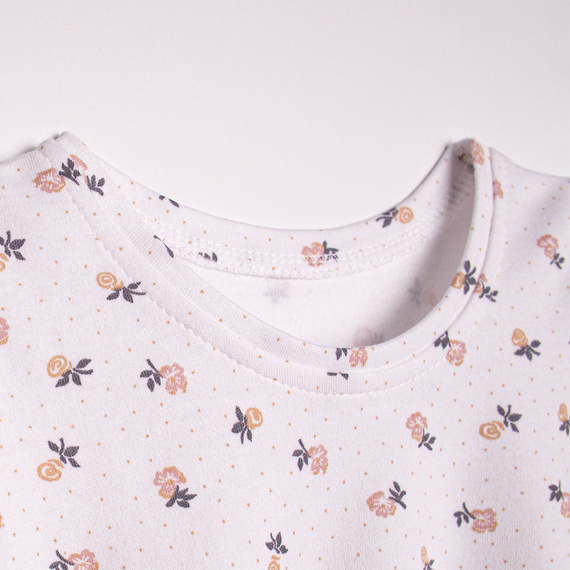 Nicol 220036 piżama dziewczęca bawełna 100% miękka wygodna w kwiatki