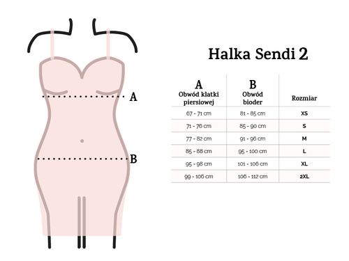 Halka Dkaren Sendi 2 bawełniana z koronką na regulowanych ramiączkach - bordowa