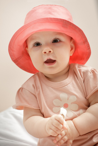 Summer Garden kapelusz dziewczęcy Pinokio - czerwony