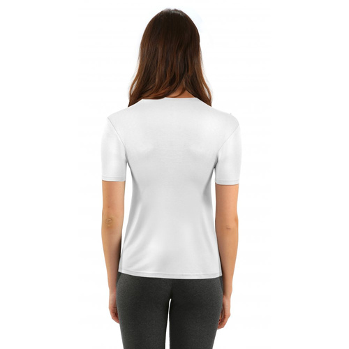 Marcela Koszulka damska krótki rękaw Sesto Senzo biały