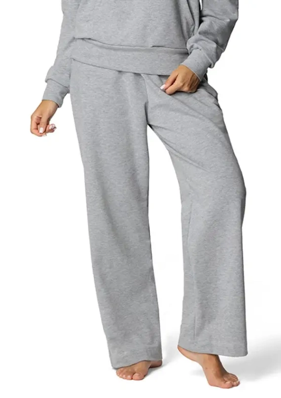 DK-K-B8 Spodnie dresowe Dkaren - szare