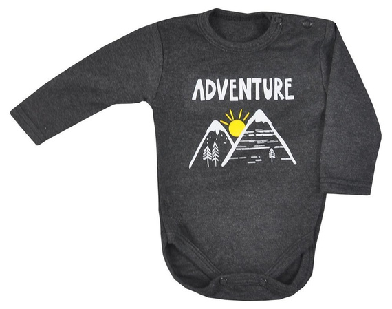 Mountains Body z długim rękawem Koala - żółty