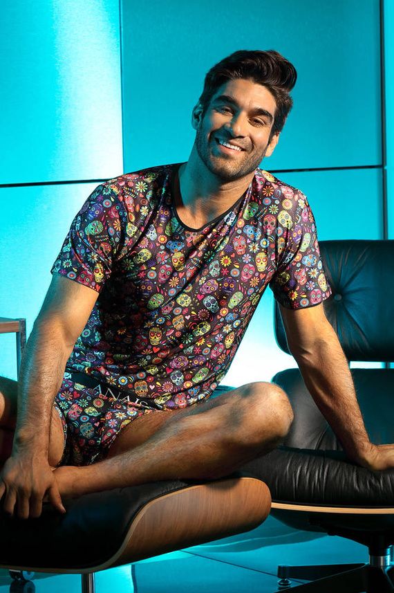 Mexico Bokserki męskie Anais - czarny