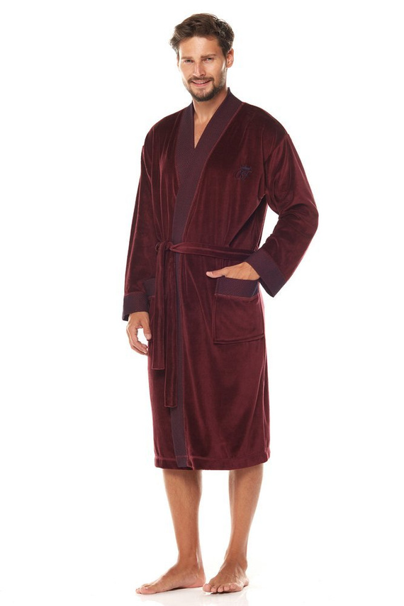 2050 Royal szlafrok męski L&L - grafit 