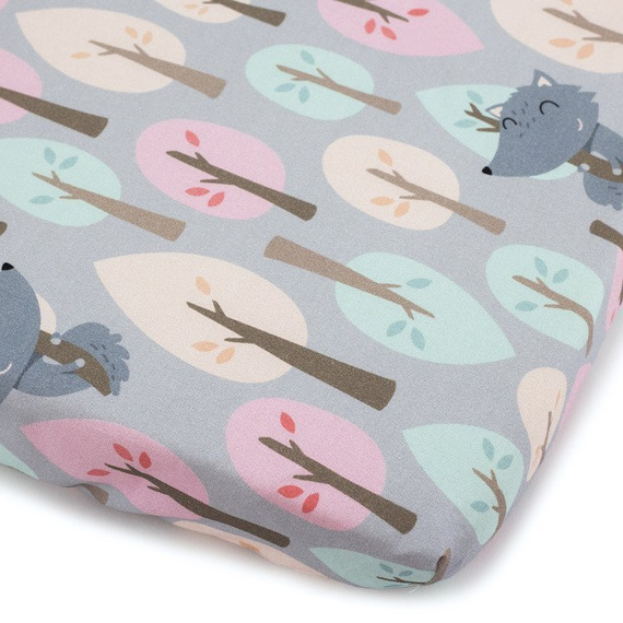 Prześcieradło z gumką Ornithology - Makaszka 