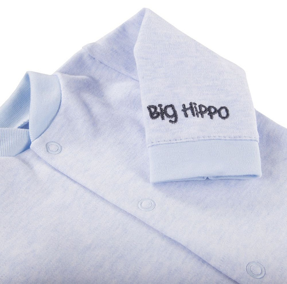 Kaftanik bawełniany "Baby Love" Ewa Klucze- niebieski