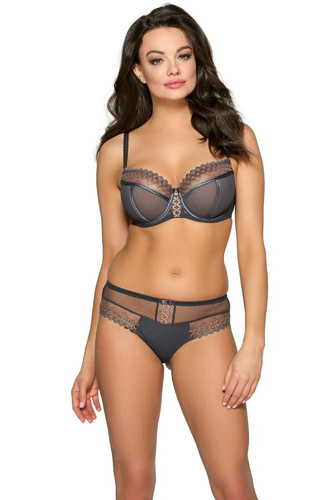 2016 Biustonosz półusztywniany Ava -grafitowy