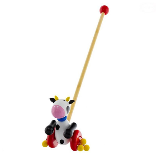 Zabawka typu pchacz Eurobaby - świnia