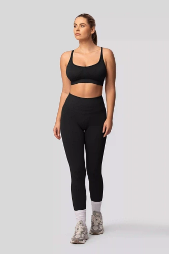 Legginsy push-up Spaio PRO modelujące kryjące wysoki stan black