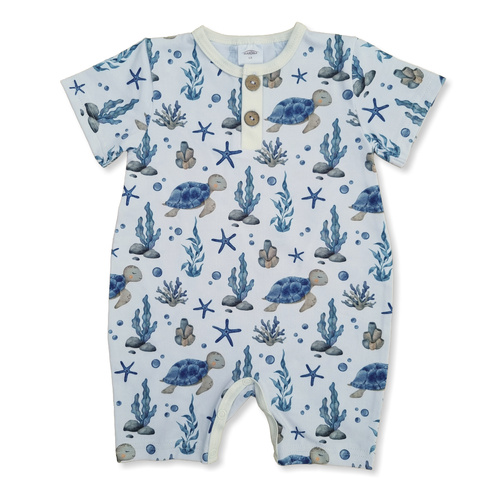 02255 "Water Land" pajac letni, rampers Makoma