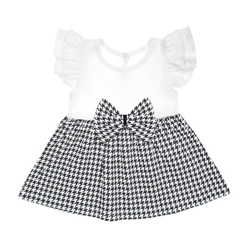 198166 Viki Sukienka z krótkim rękawem Nicol - biały