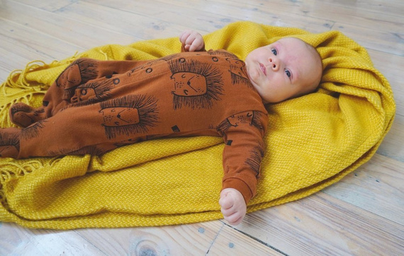 Pajac dzidziuś "SPIKE" Makoma cinnamon