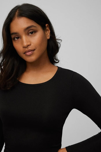 Koszulka termiczna damska Ysabel Mora 70017 negro– miękka, oddychająca, hipoalergiczna, długi rękaw