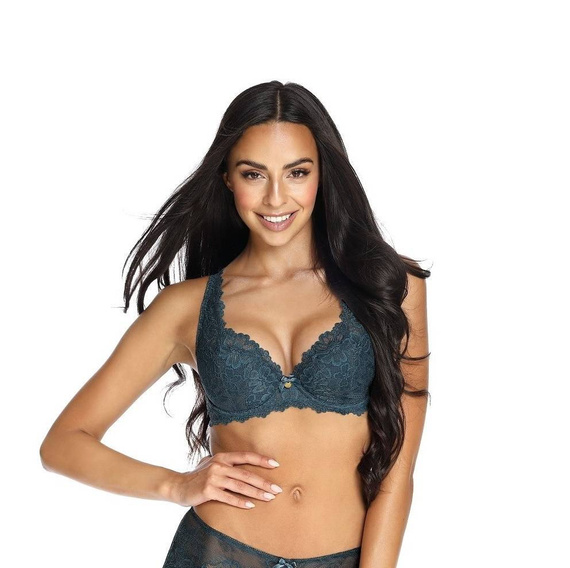 M-053/22 Carmela Biustonosz Usztywniany Mat khaki