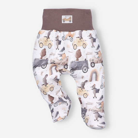 Cute Cars Półśpiochy z bawełny organicznej Nini druk