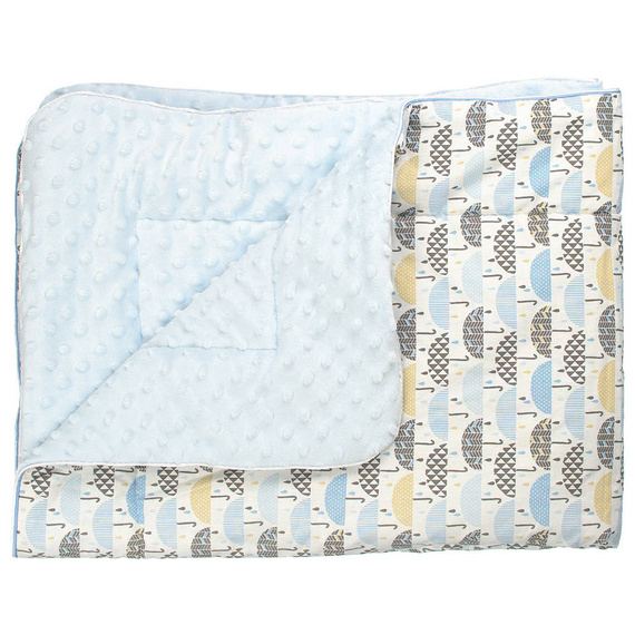 Papugi kocyk niemowlęcy Martex zielony