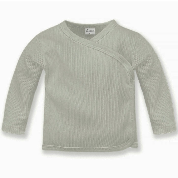 Lovely Day Kaftanik wiązany Pinokio - szary prążek 