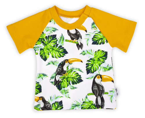 186138 Bluzka bawełniana z krótkim rękawem "Tukan" Nicol