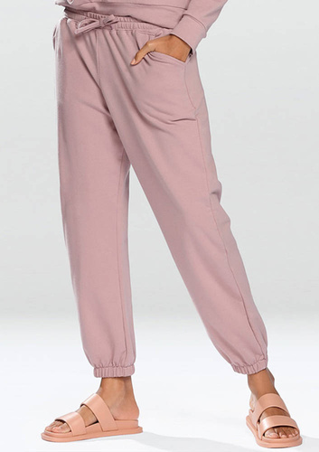 Wenezja spodnie dresowe Dkaren pudrowy róż