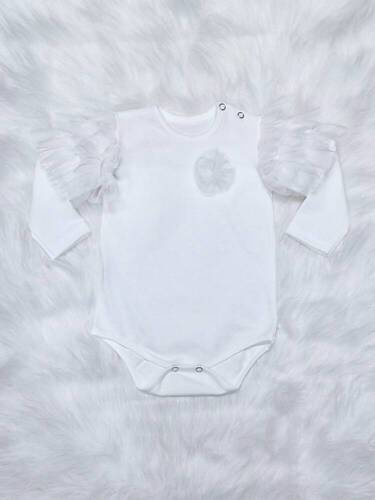 Carmen Body z długim rękawem Bambarillo ecru