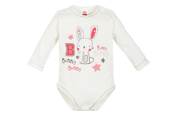 Body z długim rękawem "BANNY B" Makoma  różowy