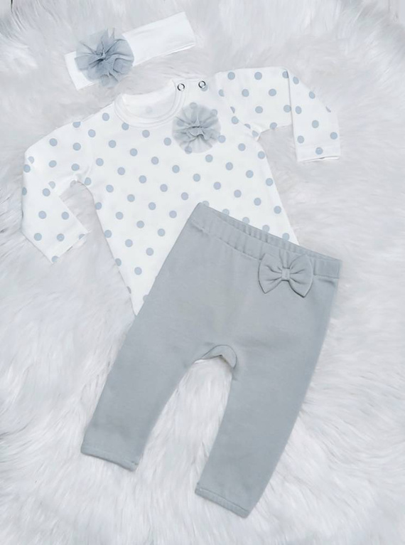 Tosia Spodnie niemowlęce Bambarillo szary