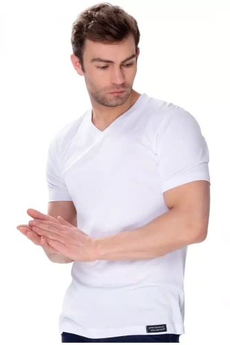 6087 Koszulka t-shirt Caro James Bradley biały 