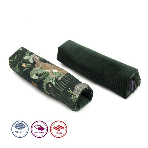 Ochraniacze na pasy Sawanna Velvet Makaszka