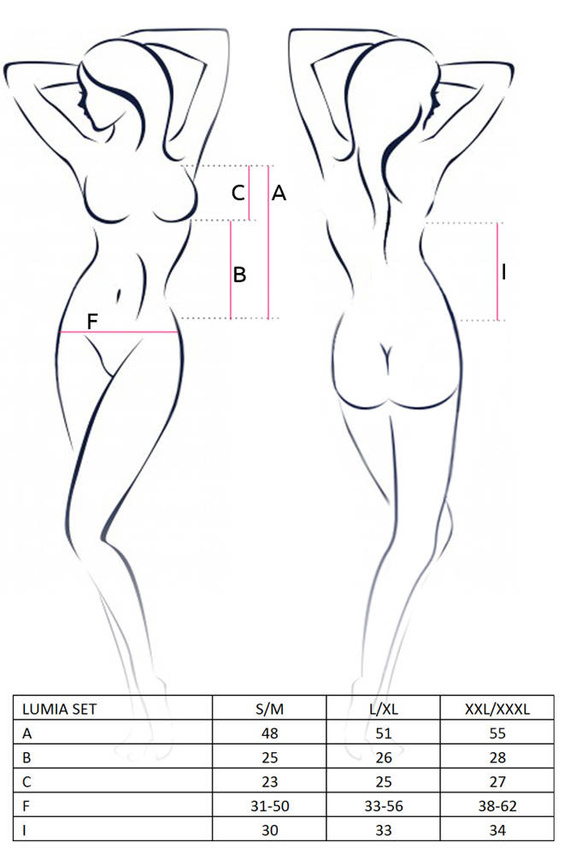 Lumia Set Komplet Passion czarny