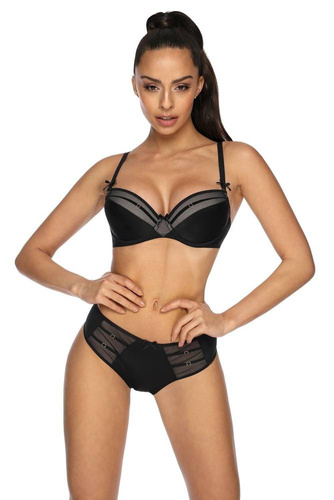 M-3300/11 Janet Biustonosz push-up Mat czarny