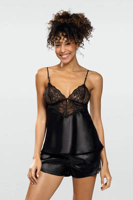 Clementina Komplet piżama damska DKaren- czarny