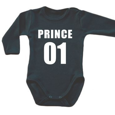 Body długi rękaw  "Prince książę 01" Moocha czarny