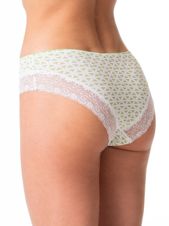 LPB 990 A'2 Figi damskie brazyliany 2-pak Key- turkusowy zielony