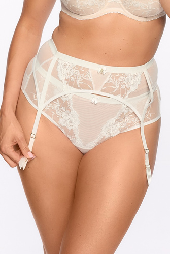 1281 Esme  Pas Do pończoch Gaia - ecru