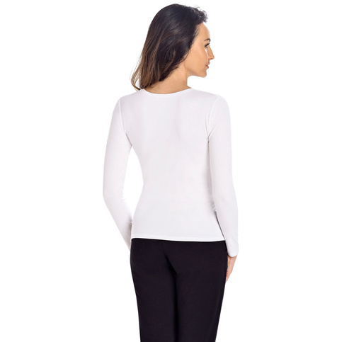 5503 Aria Bluzka damska bambusowa Teyli - biały